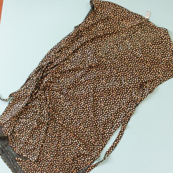 NEW Swimsuits for All Black Gold Dot Swimsuit Cover Up Kaftan Dress Size M/L - Picture 7 of 7